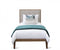 Calla Beds in Walnut/Stone